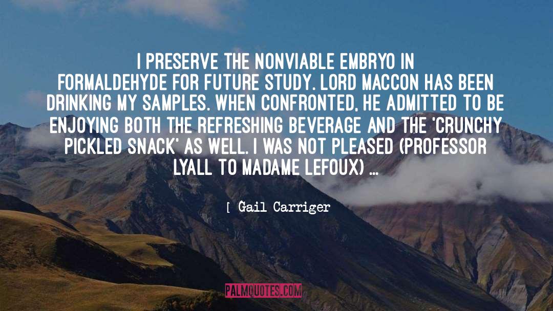 Crunchy quotes by Gail Carriger