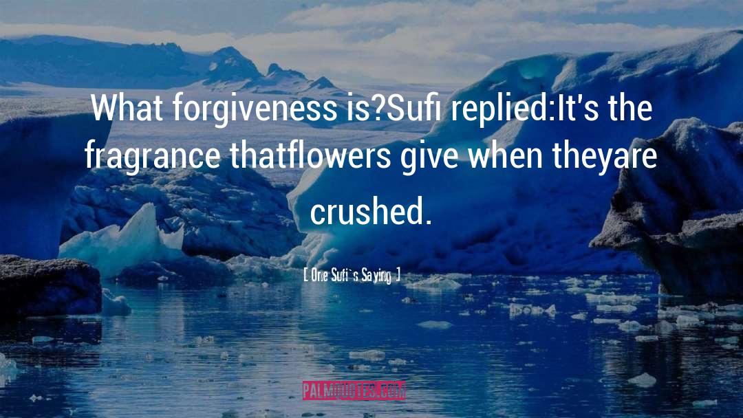 Crushed quotes by One Sufi's Saying