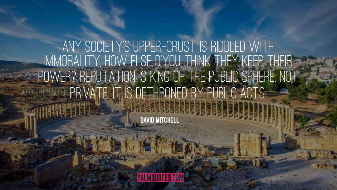 Crust quotes by David Mitchell