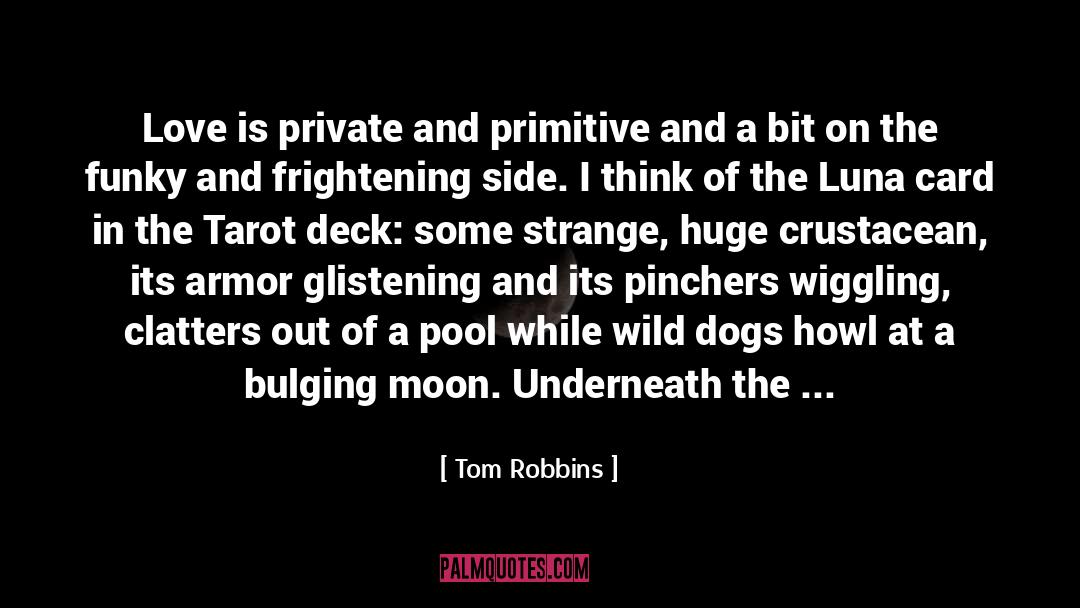 Crustacean quotes by Tom Robbins