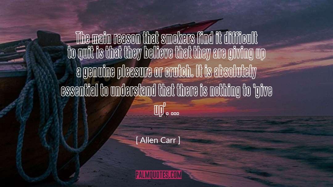 Crutch quotes by Allen Carr