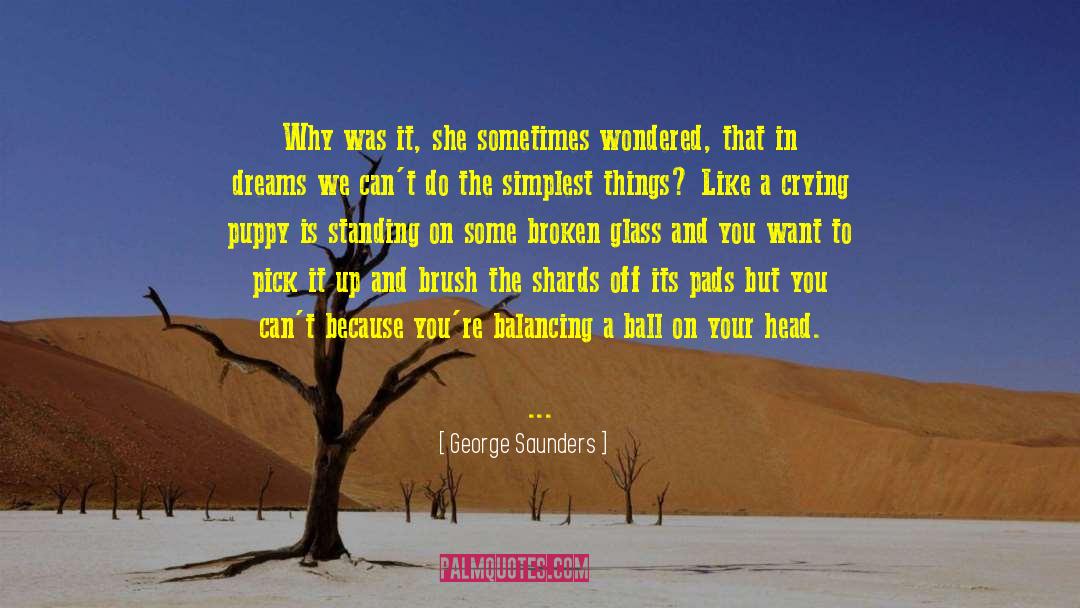 Crutches quotes by George Saunders