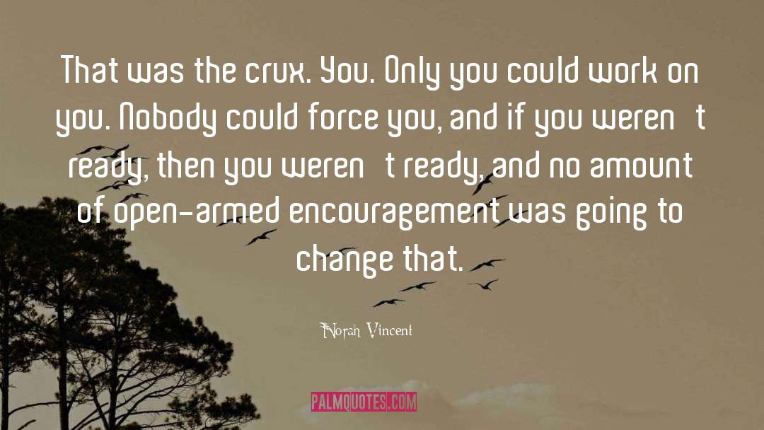 Crux quotes by Norah Vincent