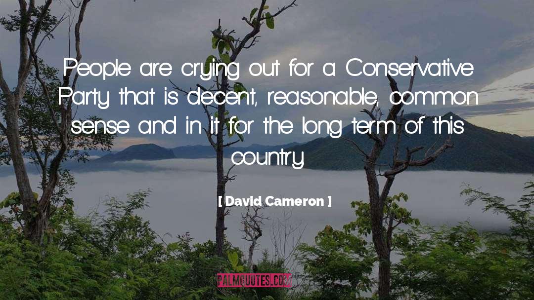Crying Out quotes by David Cameron