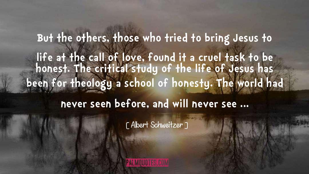 Cryptic quotes by Albert Schweitzer