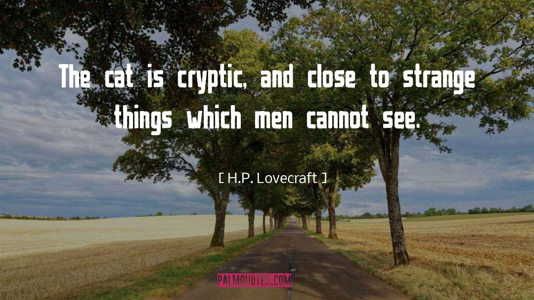 Cryptic quotes by H.P. Lovecraft
