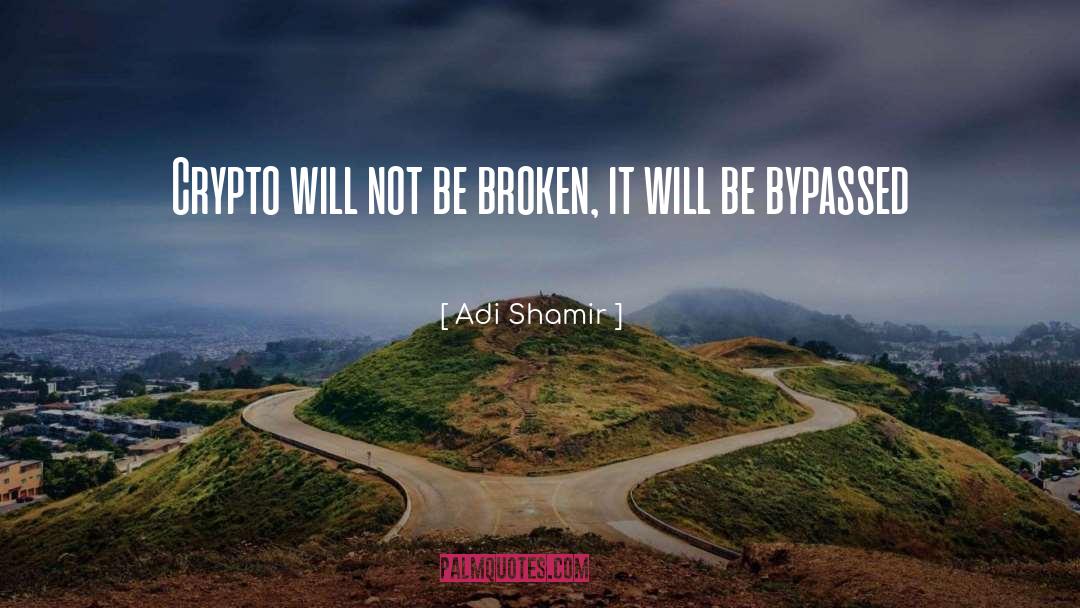 Crypto quotes by Adi Shamir