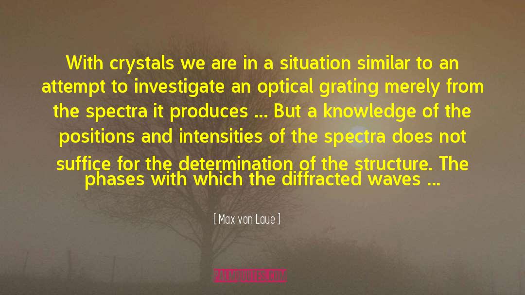 Crystal Crowned quotes by Max Von Laue