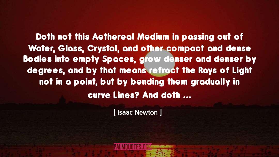 Crystal quotes by Isaac Newton