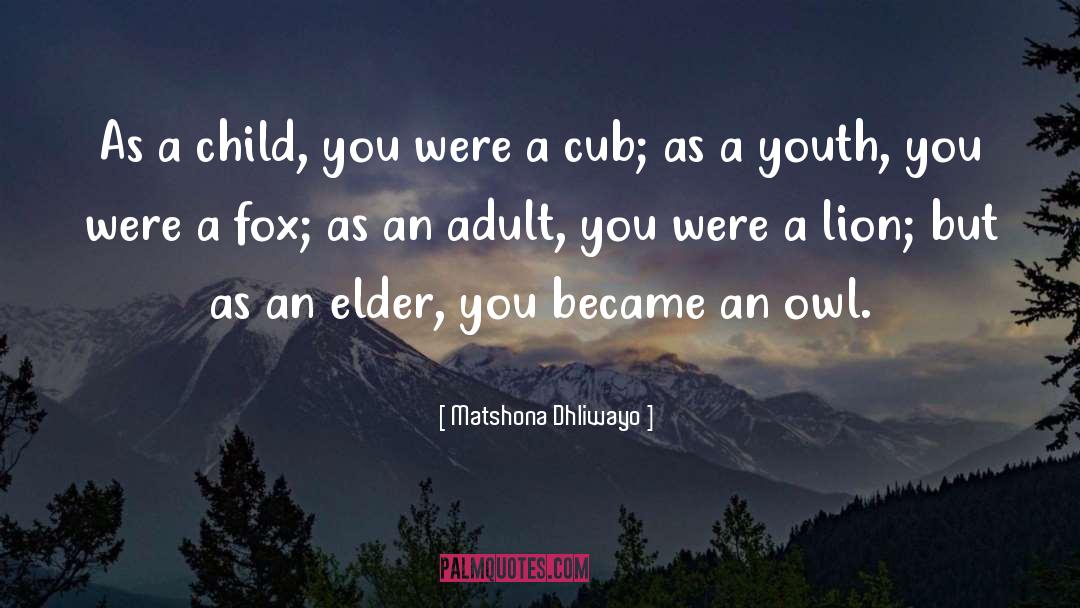 Cub quotes by Matshona Dhliwayo