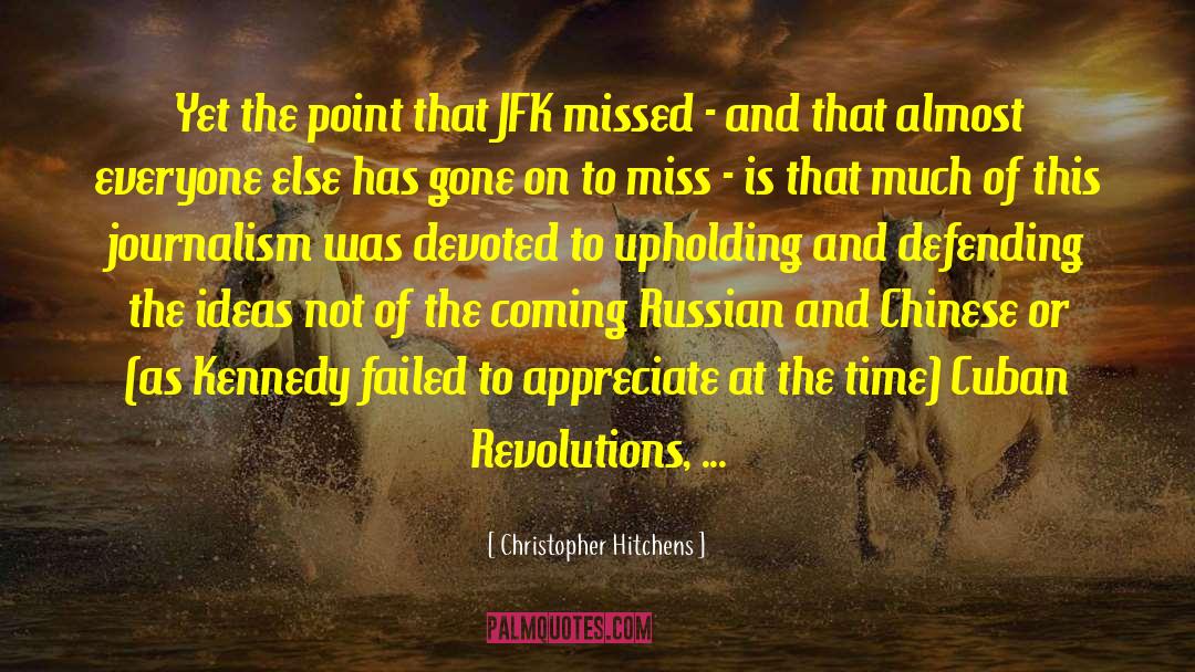 Cuban quotes by Christopher Hitchens