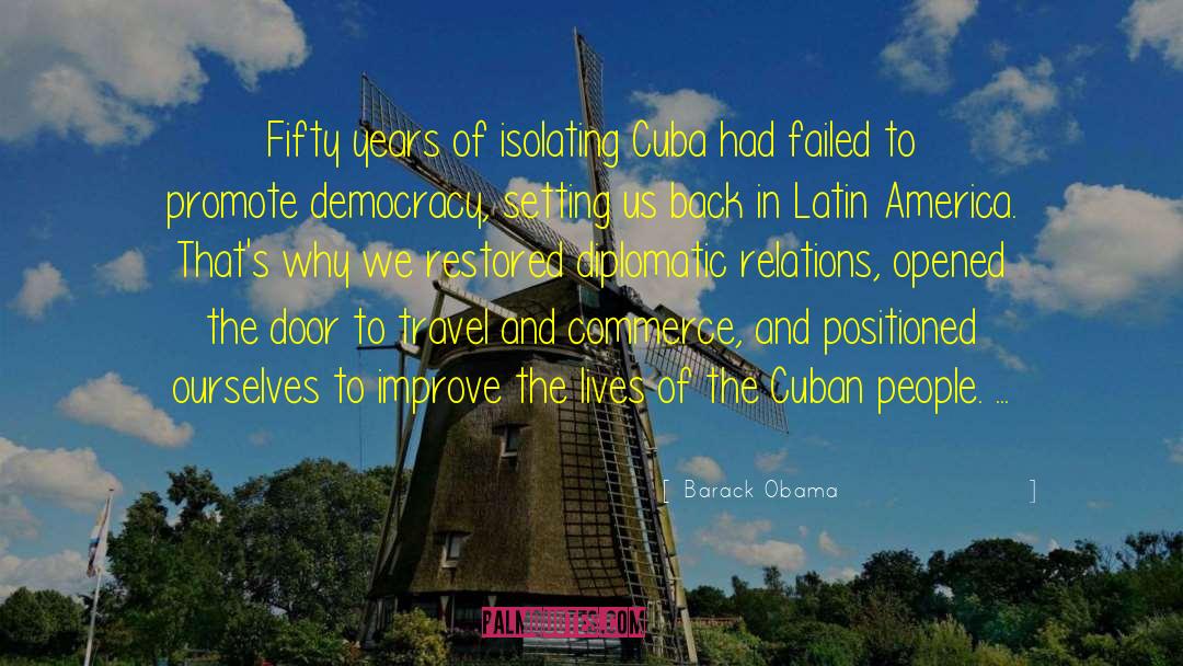 Cuban quotes by Barack Obama