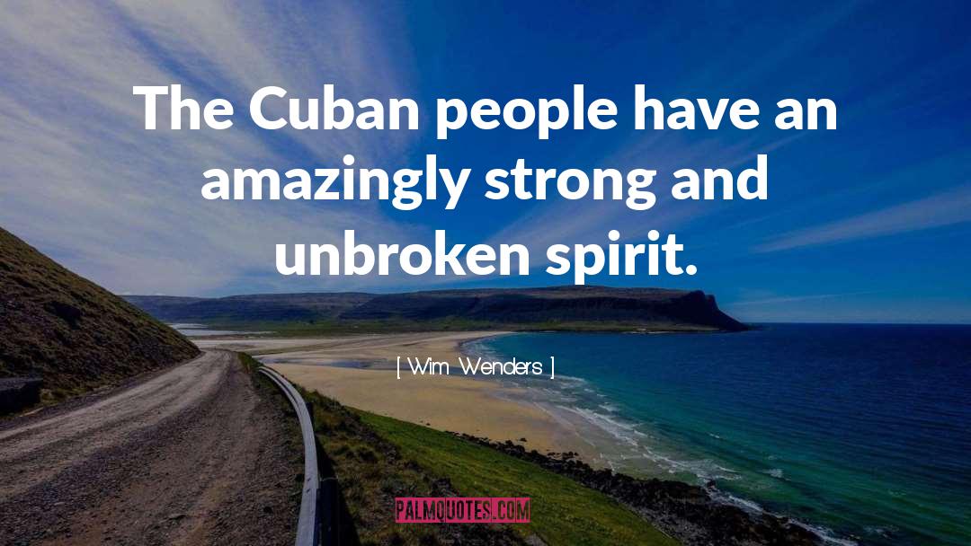 Cuban Santeria quotes by Wim Wenders