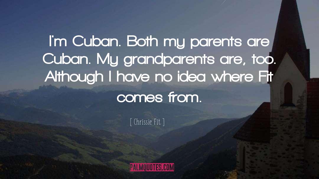 Cuban Santeria quotes by Chrissie Fit