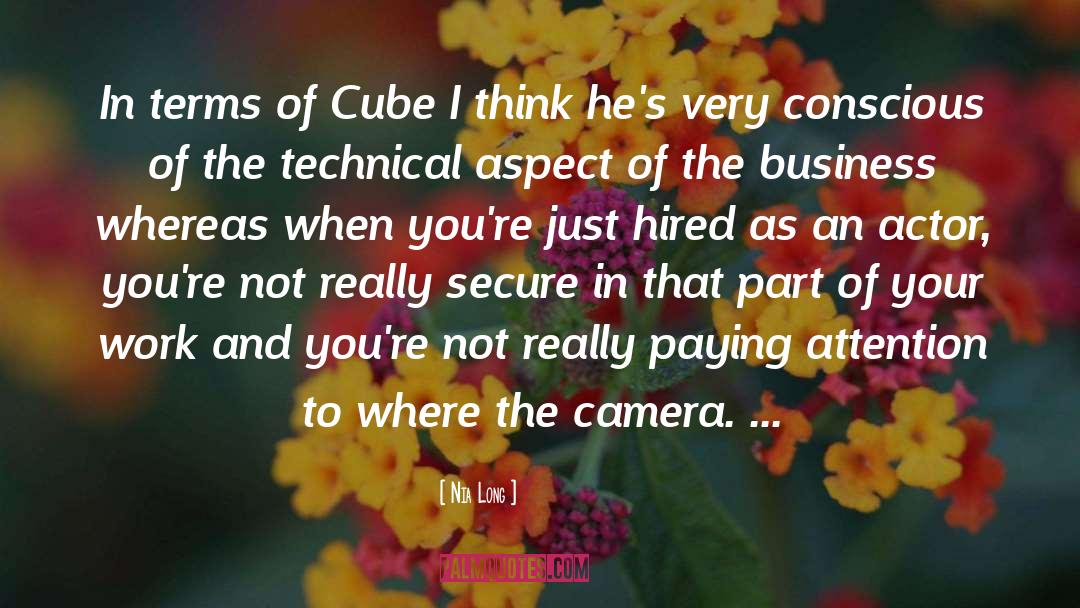 Cube quotes by Nia Long