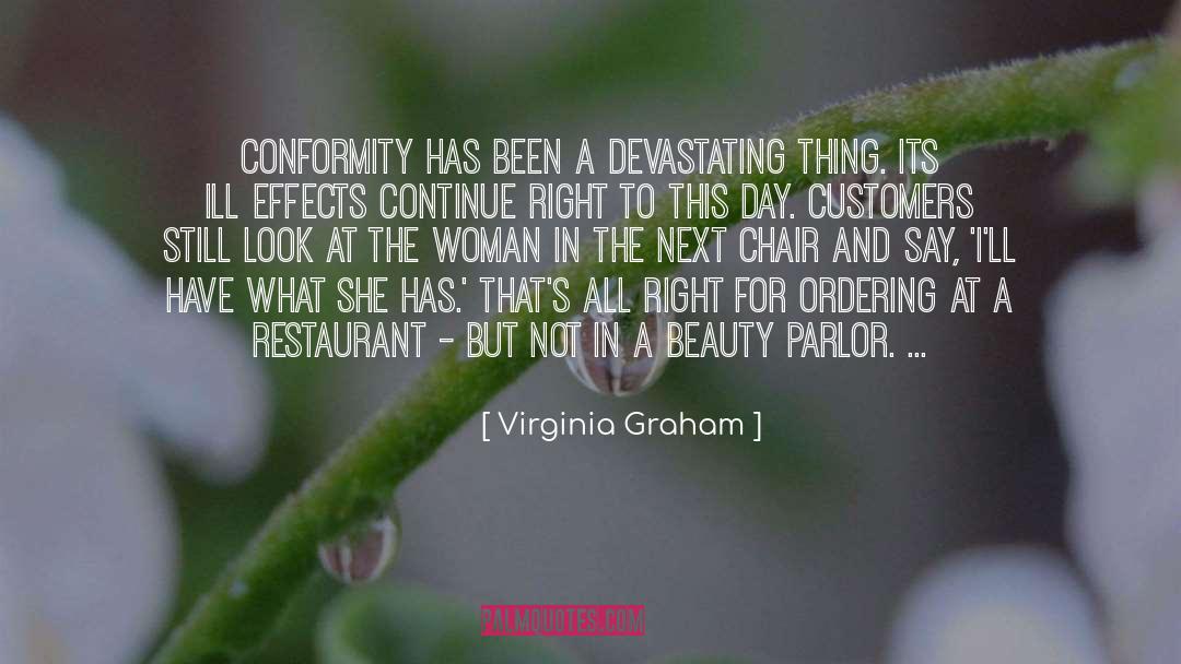 Cubillo Restaurant quotes by Virginia Graham