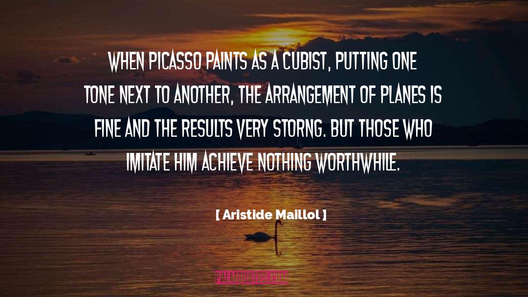 Cubist quotes by Aristide Maillol