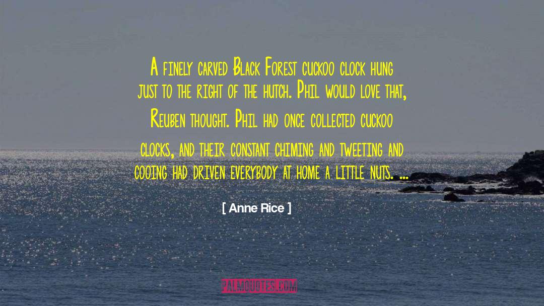 Cuckoo Clocks quotes by Anne Rice