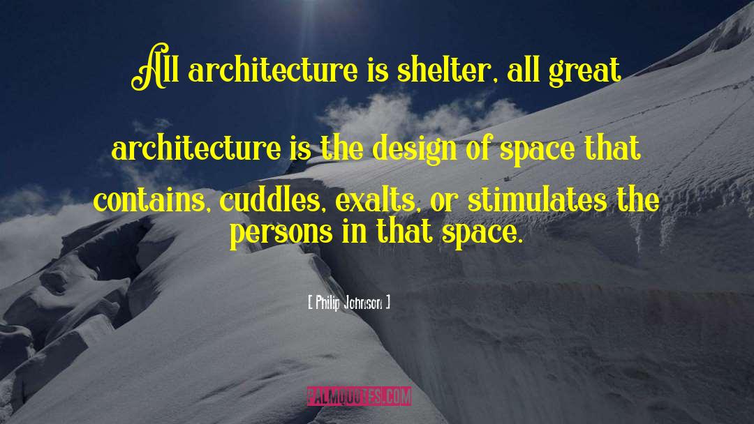 Cuddles quotes by Philip Johnson