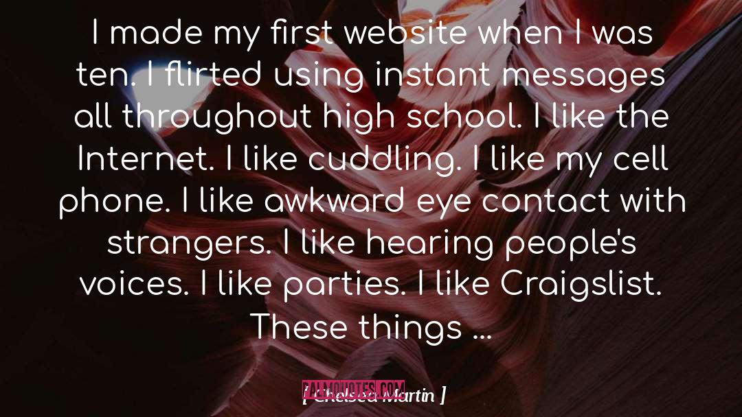 Cuddling Up quotes by Chelsea Martin