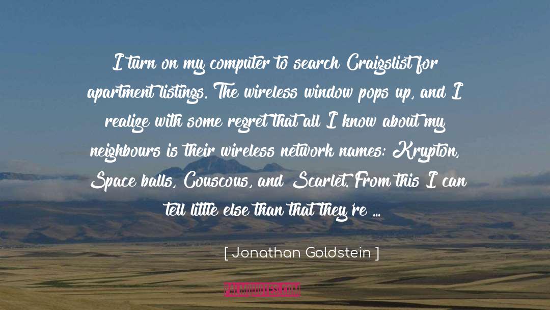 Cuisine quotes by Jonathan Goldstein