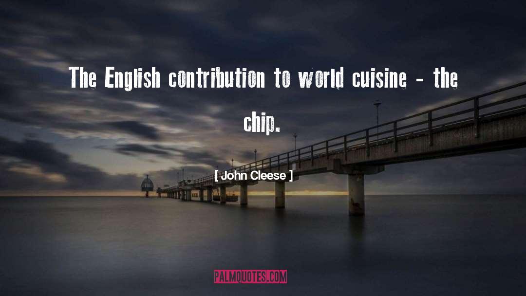 Cuisine quotes by John Cleese