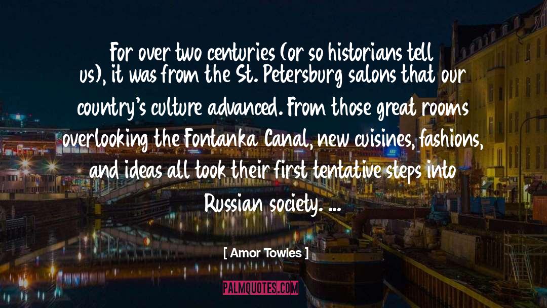 Cuisines quotes by Amor Towles