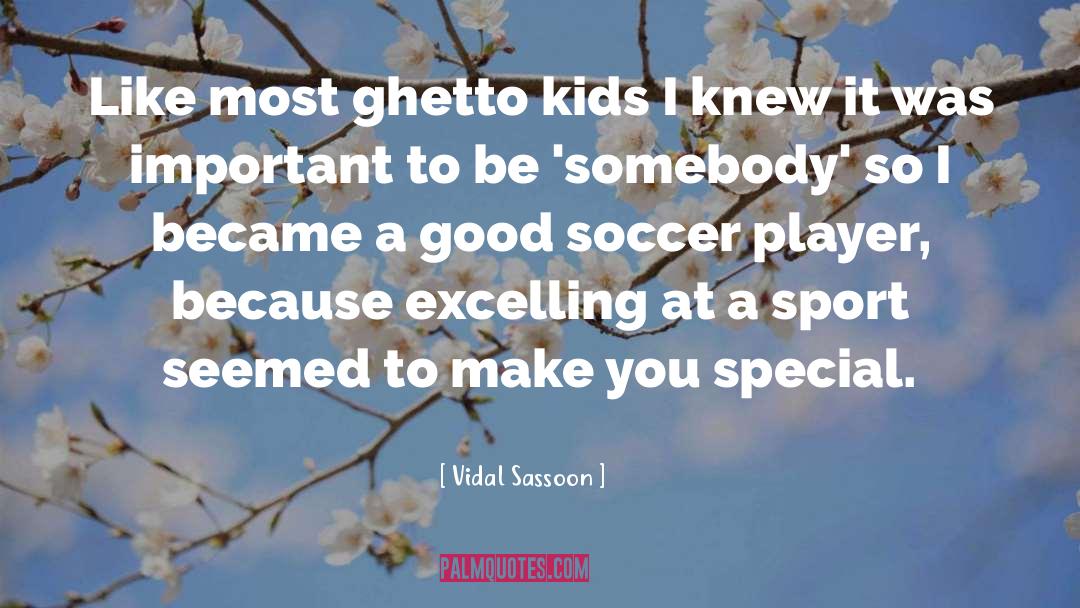 Cules Soccer quotes by Vidal Sassoon