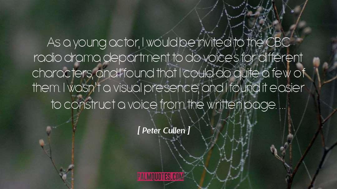 Cullen Witter quotes by Peter Cullen