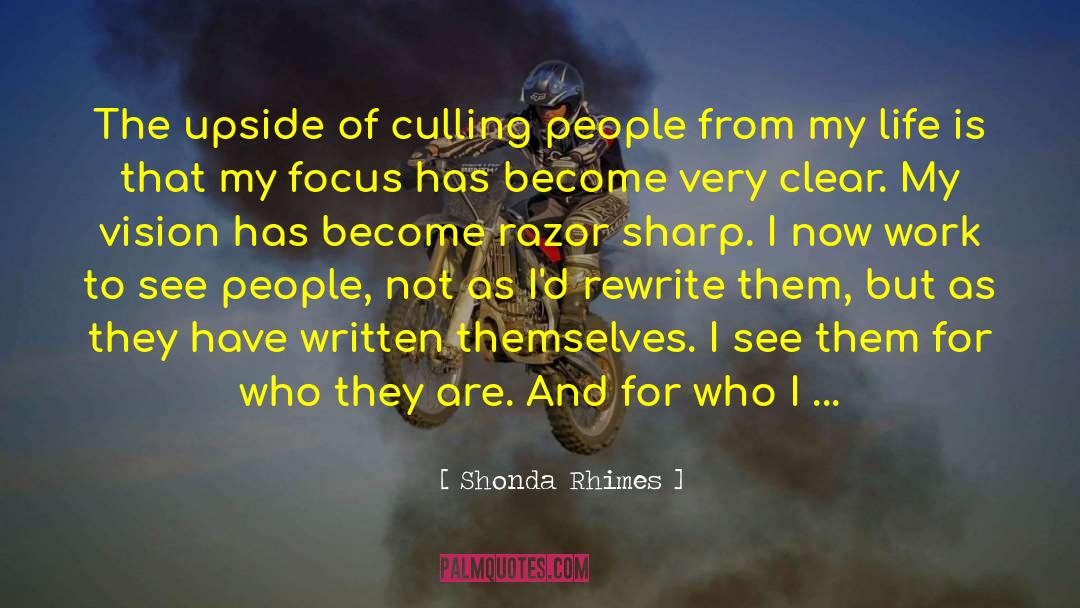 Culling quotes by Shonda Rhimes