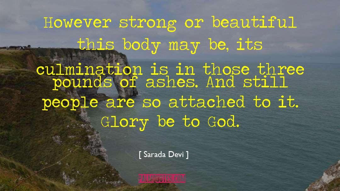 Culmination quotes by Sarada Devi