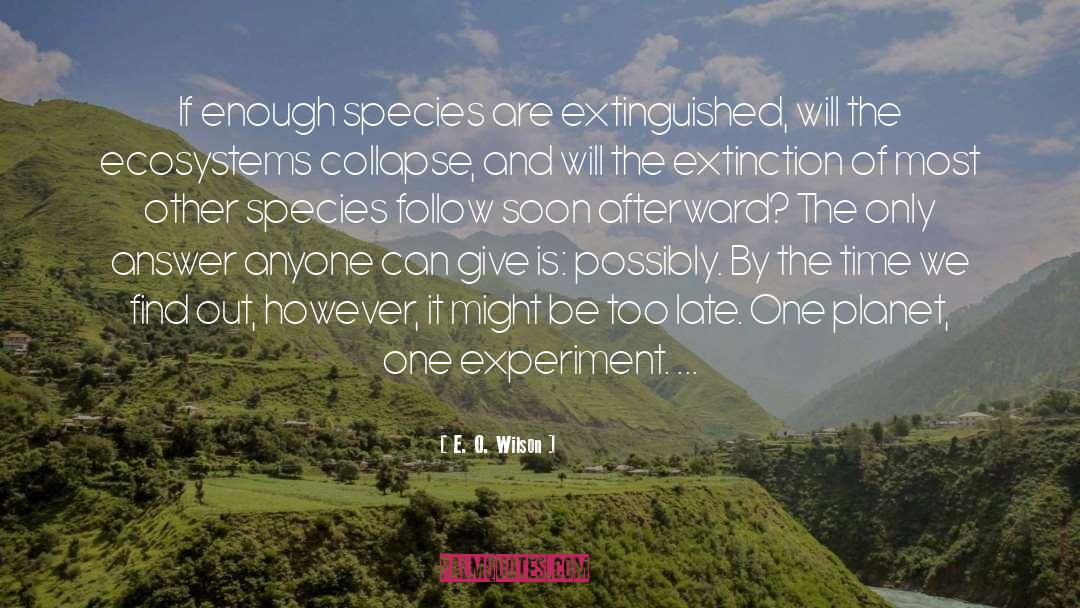 Culpado E O quotes by E. O. Wilson