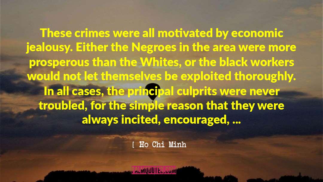 Culprits quotes by Ho Chi Minh