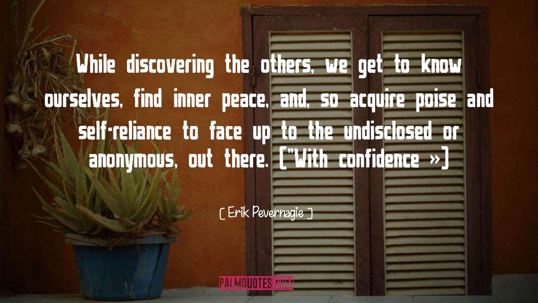 Cultivate Inner Peace quotes by Erik Pevernagie