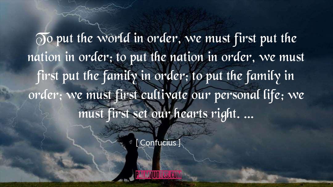 Cultivate quotes by Confucius