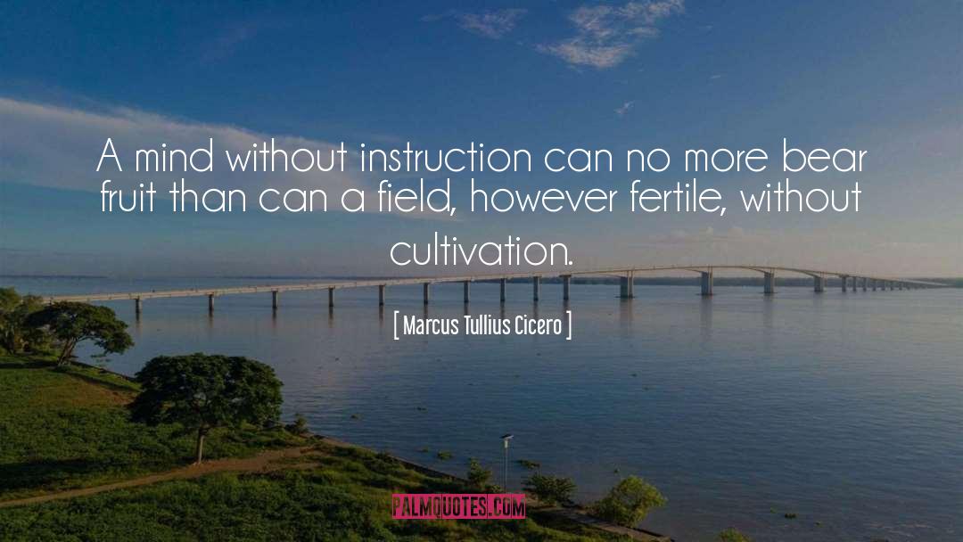 Cultivation quotes by Marcus Tullius Cicero