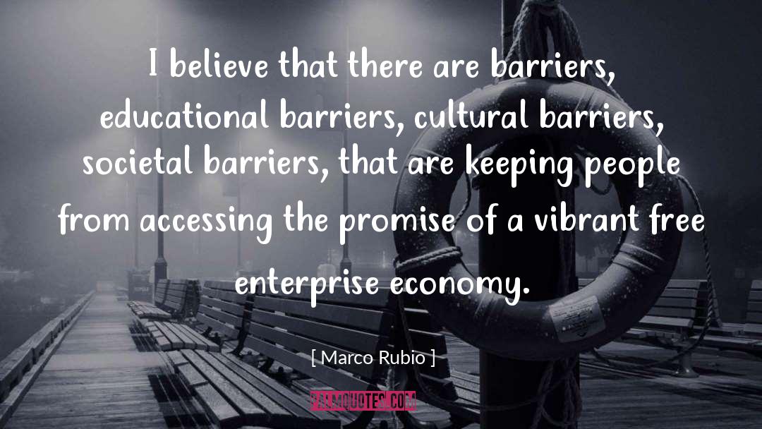 Cultural Barriers quotes by Marco Rubio
