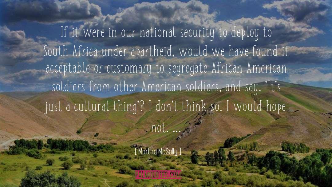 Cultural Conditioning quotes by Martha McSally