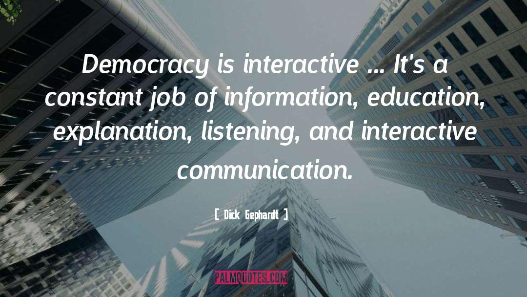 Cultural Democracy quotes by Dick Gephardt