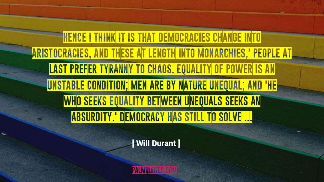 Cultural Democracy quotes by Will Durant