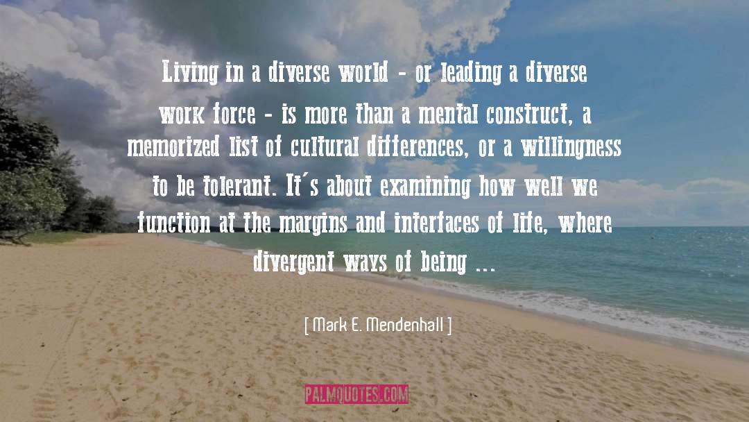 Cultural Differences quotes by Mark E. Mendenhall