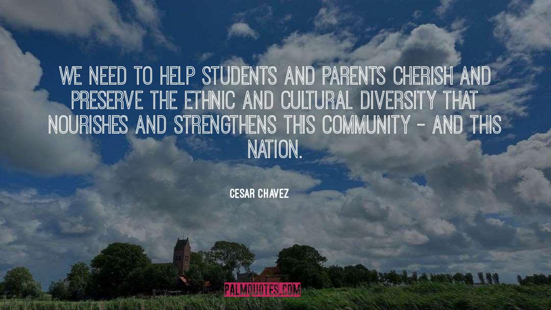 Cultural Diversity quotes by Cesar Chavez