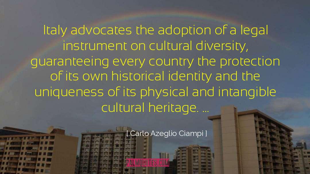 Cultural Diversity quotes by Carlo Azeglio Ciampi