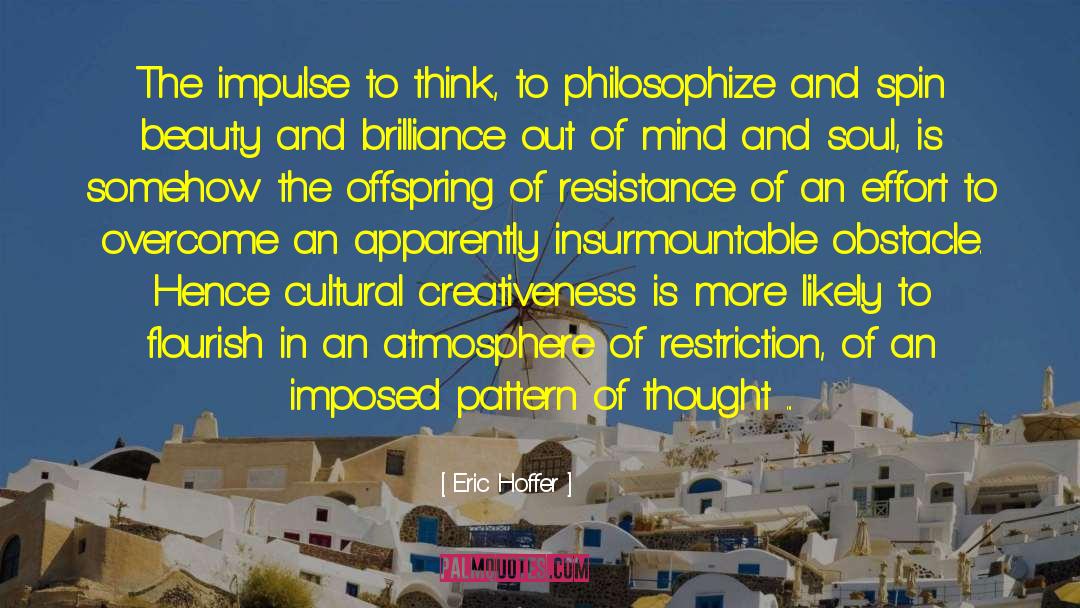 Cultural Enrichment quotes by Eric Hoffer