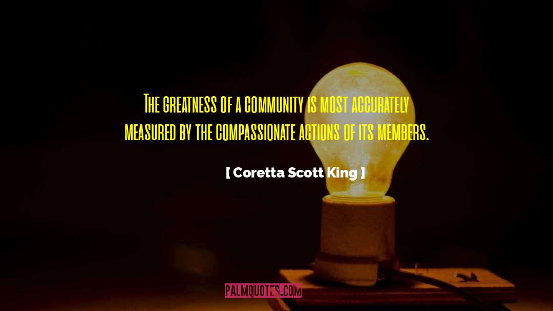 Cultural Greatness quotes by Coretta Scott King