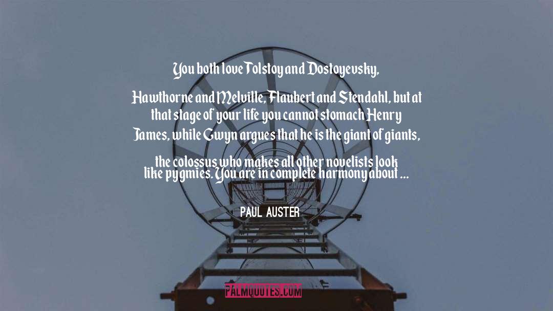 Cultural Greatness quotes by Paul Auster