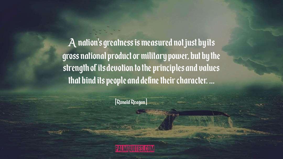 Cultural Greatness quotes by Ronald Reagan