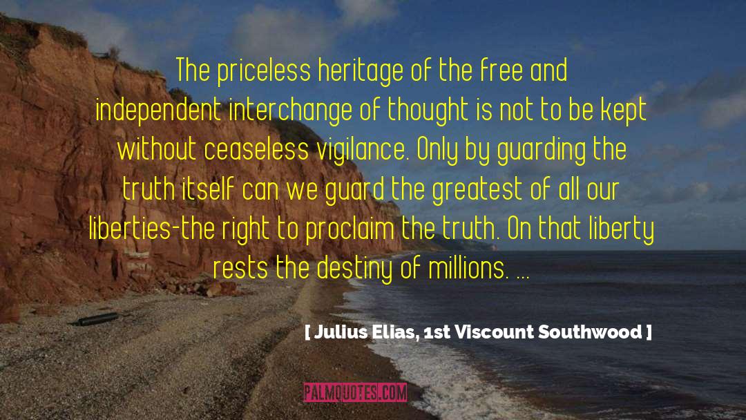 Cultural Heritage quotes by Julius Elias, 1st Viscount Southwood