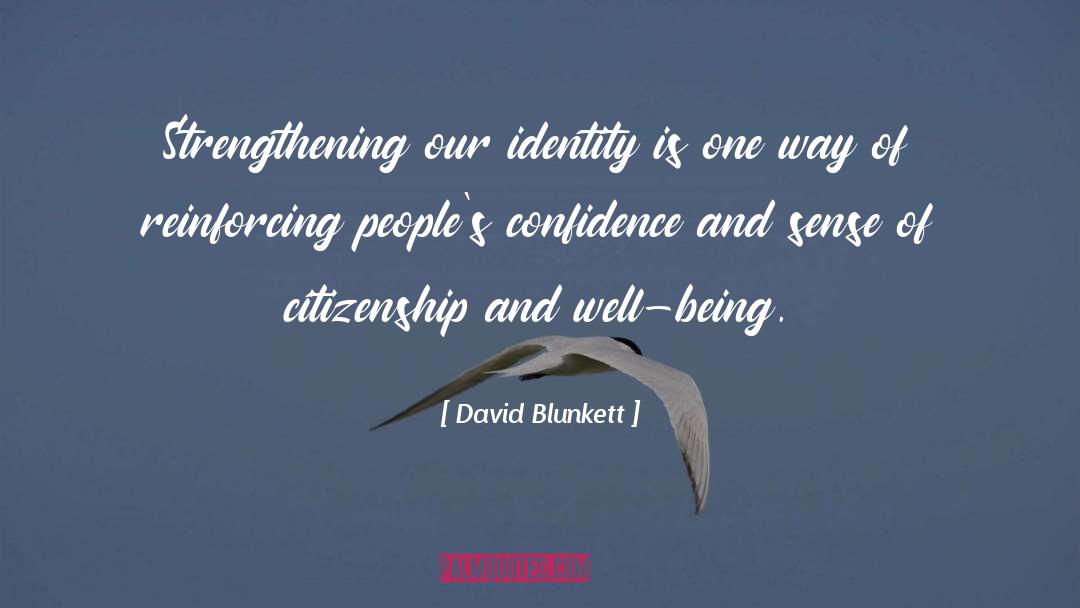 Cultural Identity quotes by David Blunkett