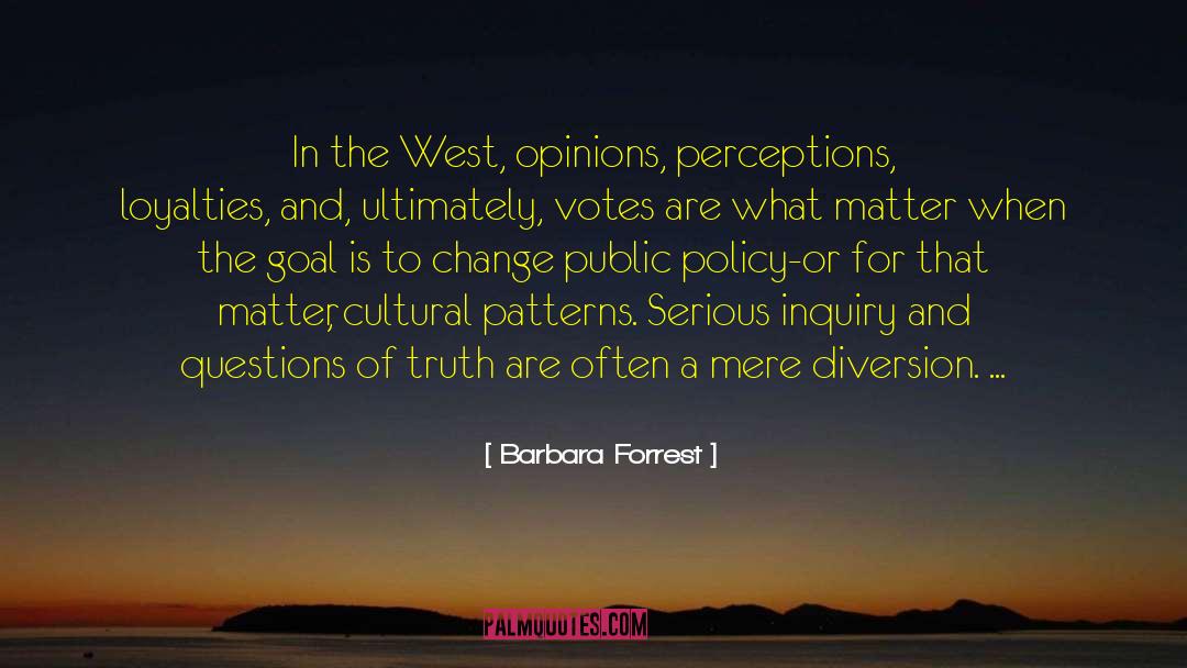 Cultural Medallion quotes by Barbara Forrest